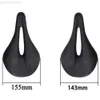 Bike Saddles 3K Carbon Saddle Hollow Ultra Light Road Bike Saddle Width 143mm And 155mm Mountain Bicycle Seat For Cycling Front Cushion HKD230710