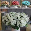 Декоративные цветы 1 букет красивая имитация роза Мини -искусственное безполовое реалистичное продолжительное продолжительность