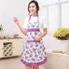 Kitchen Apron Waterproof Floral Apron Dress Vintage Kitchen Women with Pocket Baking Coffee Shop Cleaning Apron Kitchen R230710