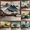 Arazzi Poetico Stile Cinese Pittura di Paesaggio Sfondo Arazzo Decorazione Della Casa Panno da Parete