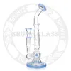 Rose Dab rig recycleur narguilé en ligne perc Dounts pipe à eau en verre Bong Rigs cadeaux 14.4mm joint de haute qualité