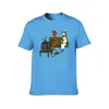 Polo da uomo Gesù e il diavolo che giocano ai videogiochi Pixel Art T-Shirt Magliette oversize Magliette estive Anime Plain White Men