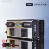 Avviatore di salto inverter Inverter a onda sinusoidale pura Accumulatori e caricabatterie di riserva Auto a casa Invertire 2200W2800W DC 12V 24V Auto Match Ac 220V Convertitore di tensione Solare I