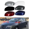 For Honda City 2009-2014 Car Accessories Side Mirrors Cover Rearview Wing Mirror Cap without Lamp Type