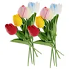 Fiori decorativi Decorazione finta Tulipano finto Tulipani artificiali All'aperto Simulazione Bouquet Real Touch Wedding Boquets