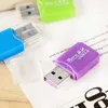 قارئ البطاقات ذاكرة الهاتف المحمول TF ICE COOL USB2.0 قارئ بطاقة مصغرة عالية السرعة