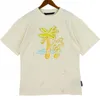 天使夏メンズデザイナーパームネオン Tシャツ Tシャツヴィンテージネオンパームツリーココナッツツリー半袖ルーズカジュアルメンズエンジェル Tシャツビーチ Tシャツエンジェルス Tシャツ