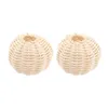 Pendant Lamps 2 Pcs Table Nightstand Delicate Light Covers Small Flower Arrangement Lampshade Rattan DIY Supply Decor Woven