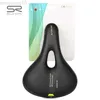 Bike Saddles SR Bicycle Saddle Comfortable Men Women Soft MTB Road Bike Seat for Sport Off-road Casual Shockproof Cycling Hollow Foam Saddle HKD230710