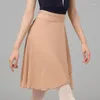 Desgaste de la etapa Mujer adulta Falda de ballet de una pieza con cordones Hilo Ropa de práctica de baile Mujeres Performance Dancewear S22014