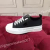 2023 Top Luxury 23S/S Calfskin Men Casual Shoe White Black Leather Trainers Brands Comfort Outdoor Trainers Women's Casual Walking 35-45 hc210803