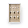 Bathroom Shelves Wall Mounted Key Holder Wooden Organizer Hanger With 6 Hook Decorative Minimalist 230710