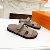 2023 Designer Slifors Classico bagno in pelle piatta spiaggia second zio sandali scarpe sabbia scarpe da donna slipper