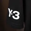 Мужские футболки y3 фирменная буква печать коротки