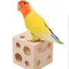 Anderer Vogelbedarf Xuan Feng Kakadus Spielzeug Sicheres Holz Papageien Kauspielzeug Futtersuche Holzblock Zähneknirschen