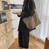 Borsa da sera a tracolla in tela leopardata vintage grande capienza elegante borsa da donna per il tempo libero giornaliero borsa shopping firmata 230710