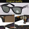 Gafas de sol de alta calidad 50 mm 54 mm tamaño Gafas de sol Hombres Mujeres Marco de acetato Lentes de vidrio real Mujeres Hombres Gafas de sol Oculos De Sol x0710