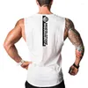 Men's Tank Tops Mens Fashion Casual Gym Bodybuilding Clothing Summer Cool Feeling Training Sleeveless Cotton Singlet