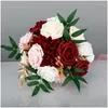 Fleurs décoratives couronnes mariage bouquet de mariée demoiselle d'honneur pour la fête de fiançailles livraison directe maison jardin fournitures de fête Dhsqh