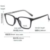Okulary przeciwsłoneczne 2023 Proste okulary do okularów Mężczyźni Kobiety Odpowiednie lekkie oprawki TR90 Acetate Temple
