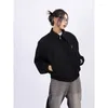 Giacche da donna Deeptown Vintage Bomber Corp Jacket Women Oversize Coreano Fashion Short Streetwear Outwear Cappotti stile Harajuku