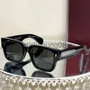 Sonnenbrille JACQUES MARIE ENZO Sonnenbrille für Damen Handgefertigter, klobiger Plattenrahmen Faltbare Brille Luxusqualität Designer-Sonnenbrille Saccoche Trapstar Original bo