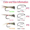 Baits Lures Bimoo 6pcs Fluorescent Fast Sinking Barbless Tungsten Headhead Jig Nymph Fly Euro Perdigon Nymphs Trout Fishing Fly Lures Baits HKD230710