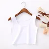 Tanks pour femmes Summer Slim Rendu Shor Sans manches Camisole Femmes Sexy Sexy Tops Tops Solid Bodycon Conte