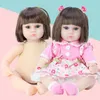 Bambole 42CM Baby Reborn Doll Toys For Girls Sleeping Accompagnare Realistico Realistico Soft Toddler Bebe Regali regalo di compleanno 230710