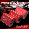 Atlama Başlangıç ​​Gücü 300W Inverter 12V ila 220V 230V Araç Çakma Çakası Tapa Voltaj Dönüştürücü Çift USB Euukauuniversal Socket Otomatik Aksesuarlar HKD230710