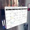Lavagne magnetiche Agenda mensile settimanale Calendario Tabella Lavagna bianca Lavagna per messaggi Frigorifero Colore bianco 230707