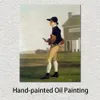 Animal toile Art faune peinture George Stubbs Portrait d'un jeune Jockey fait à la main classique paysage de haute qualité