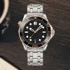 Designerklocka herr Mekanisk keramisk klocka Helt rostfritt stål Simklocka Safir Luminous Watch Business Fritid Lyxklocka
