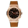 23SS Mens Watch Designer Saatler Tam Otomatik Mekanik Çok Fonksiyonlu Gece Glow Gül Gold Bant Erkekler İzle 45mm*13mm Faul Su Geçirmez İzle Montres de Luxe