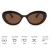 Okulary przeciwsłoneczne cukierki kolor chłopcy projektowanie mody owalne soczewki odcienie dziewczyny okulary przeciwsłoneczne kierowca gogle Punk Outdoor Sports