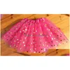 Rokken Nieuwe Verkoop Goud Polka Dot Kid Meisjes Tutu Rok Dans Jurken Zachte Ballet Kinderen Pettiskirt Kleding Drop Levering Baby Kids M Dhb6N