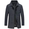 Męskie prochowce 2023 przyjazd wiosna modny płaszcz mężczyźni wysokiej jakości jesienne kurtki okazjonalne rozmiar M-4XL