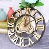 Wall Clocks Industrial Gear Wall Clock Decoration Vintage MDL Wall Clock Industrial Era Style Room Decoration Wall Art Decoration (Without Battery) Z230711