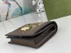 fashion leather wallets womens Mens Designer Luxury Business Casual Wallets unisex Bi-fold Card Holders money bags