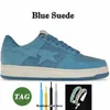 ABC Sta Casual Shoes Sk8 Low Men Femmes Couleur Bloc Shark noir blanc pastel vert bleu en daim