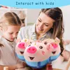 ElectricRC Animals 999 Songs Cute Music Singing Speaking Electronic Plush Baby Toys Bouncing Pig Pets USB Record Talking Gift Toy for Toddler Kids 230707