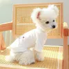 Dog Apparel Costume Shirt Stylish Pet Pullover Clothing Cat T-Shirt Cute Letter Print Summer Cloth Puppy Outfit