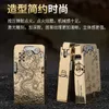 Handmade Brass Dragon Tongue Finely Carved Deepened Carving Insurance Ejection Retro Kerosene Lighter Mens Cigarette Accessories 5DUT