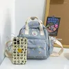 School Bags Cute Japanese Harajuku Style Mini Backpack Multifunctional Women's Handbag Shoulder Bag Teenage Girls' Small Hoolbag Mochila