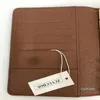 2023-Wallet Notebook Medium Small Work Business Ladies Fashion Credit Card Case Luxury Walls коричневые водонепроницаемые холст.