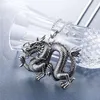 Anhänger Halsketten 2023 China Dragon Einfache Edelstahl Kette Halskette Für Frauen Zubehör Hohe Qualität Schmuck Geburtstag Geschenk