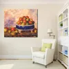 Stilleven kunst op canvas appels in een schotel Pierre Auguste Renoir schilderijen handgemaakte moderne kunstwerken keuken kamer decor