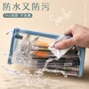 Pencil Bags PVC Transparent Case Kawaii Waterproof for Students Stationery School Supplies Portable Pen Pouch Bag 230707