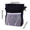 Dog Car Seat Covers Training Waist Bag Treat Pouch Pet Food Container With Two Straps Oxford Cloth Portable PVC Mesh