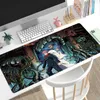 Almofadas de mouse de pulso Kaisen Anime Mouse Pad Gamer XL Computador personalizado Novo Mousepad XXL Almofada de teclado Tapete de borracha natural Tapete de mesa macio R230710